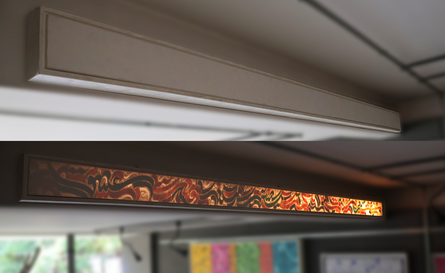 تابلو مسیر بی پایان عشق2_کالی گرافی_دکتر الفت